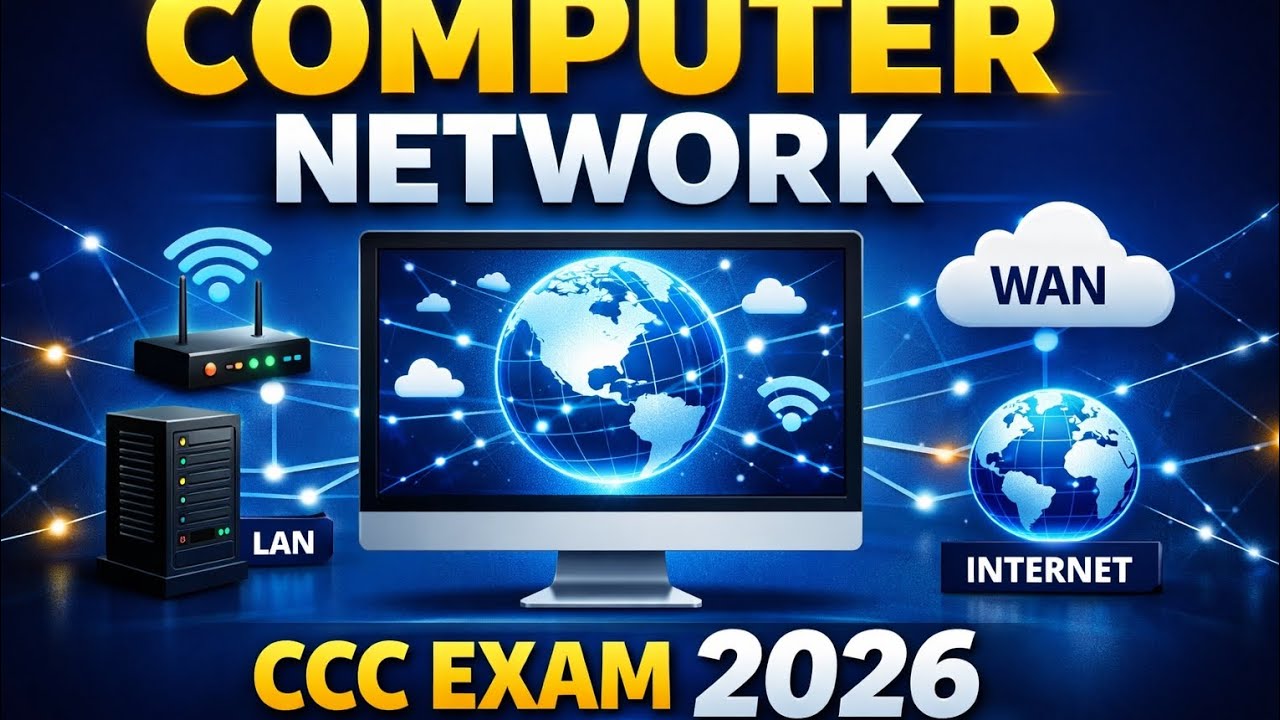 Computer Network Explained in Hindi | CCC Exam 2026 | Networking Basics @Ishi.bhakti 