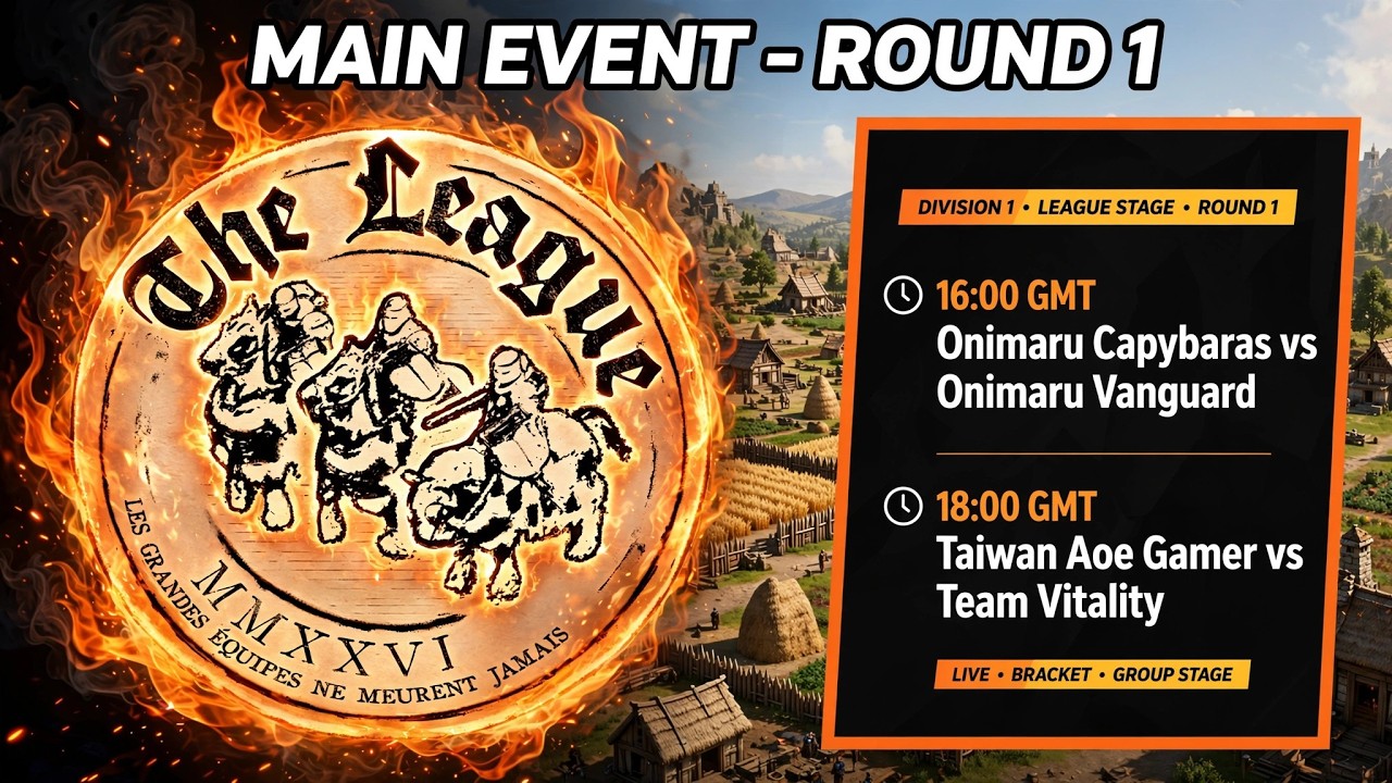 The LEAGUE MAIN EVENT | Onimaru Viper vs Onimaru DauT | TAG vs Vitality | Round ONE