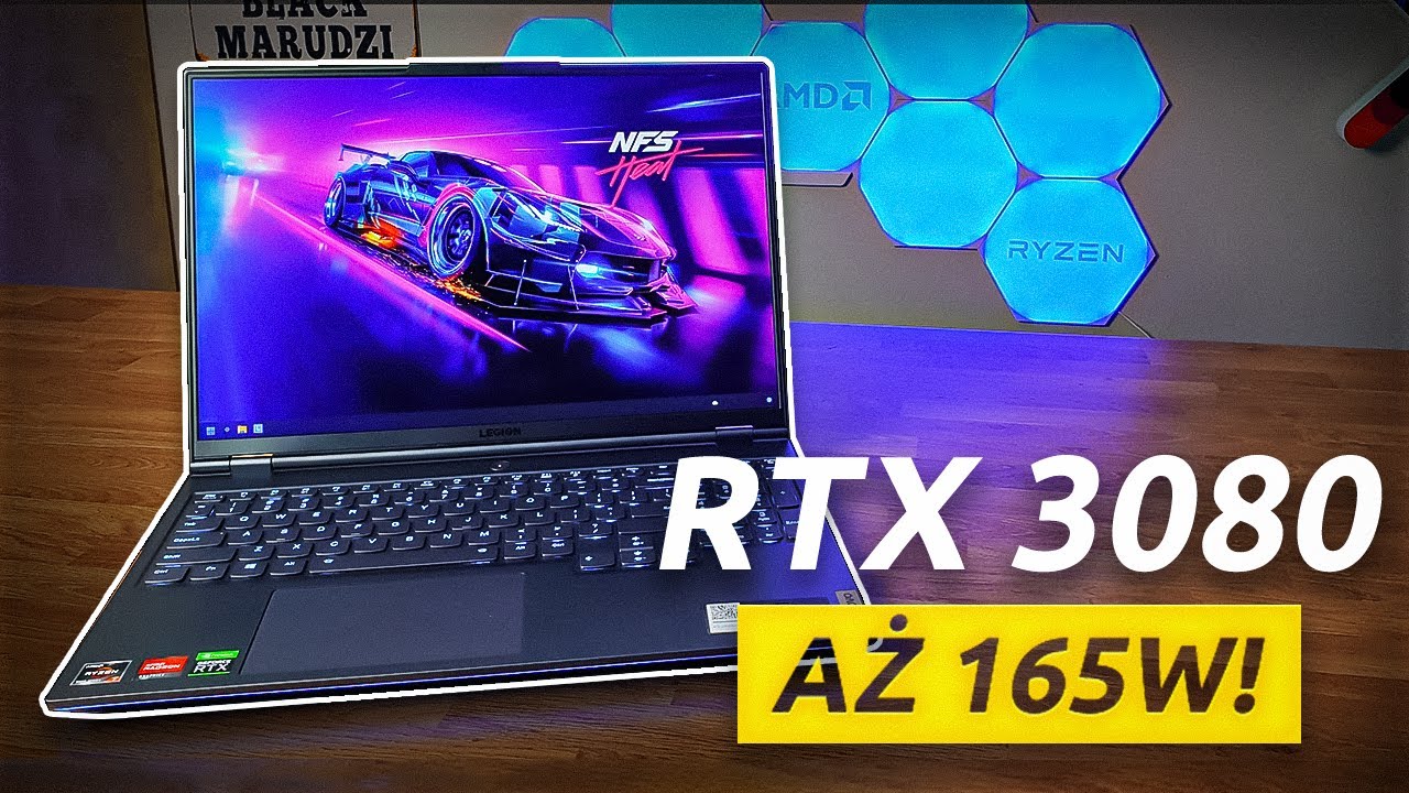 Lenovo Legion 7  / Laptop z NAJMOCNIEJSZYM RTX 3080 / TEST