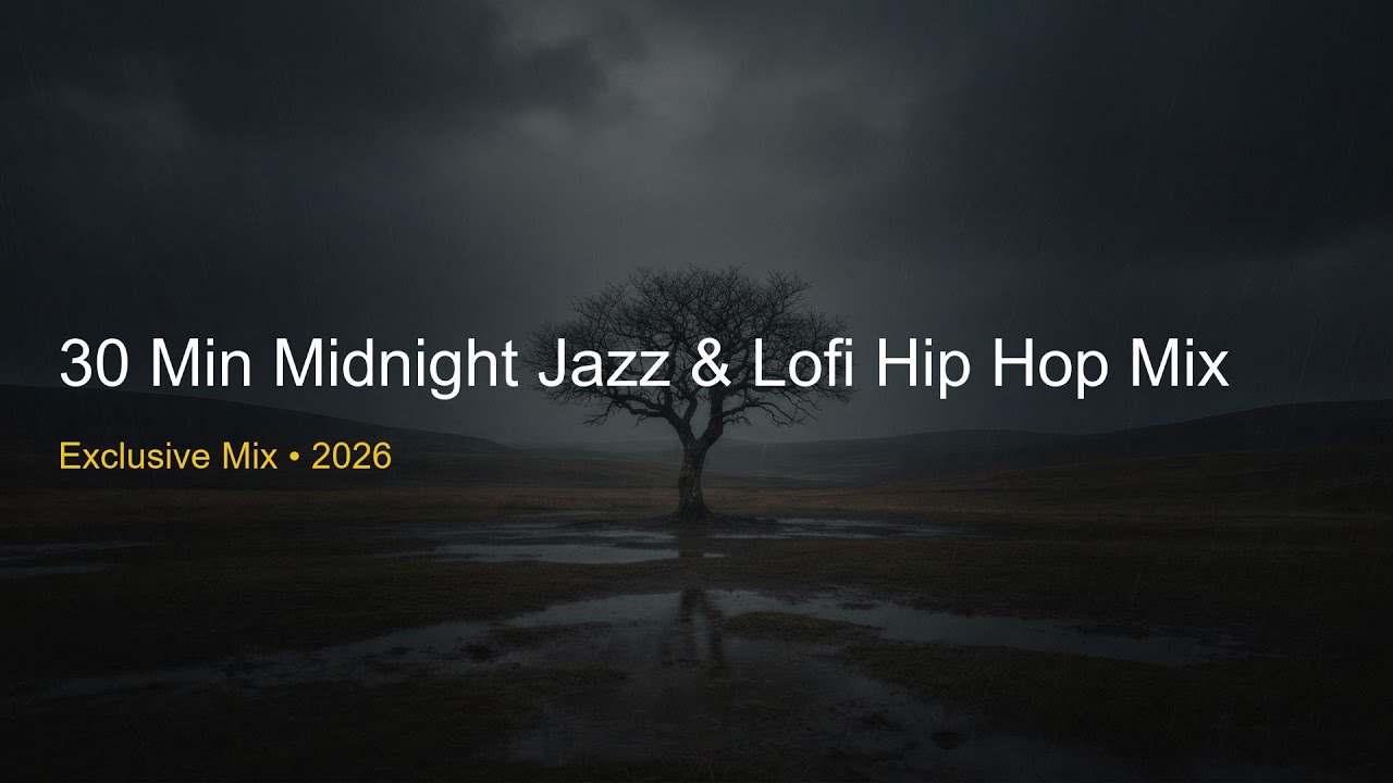 30 Min Midnight Jazz & Lofi Hip Hop Mix