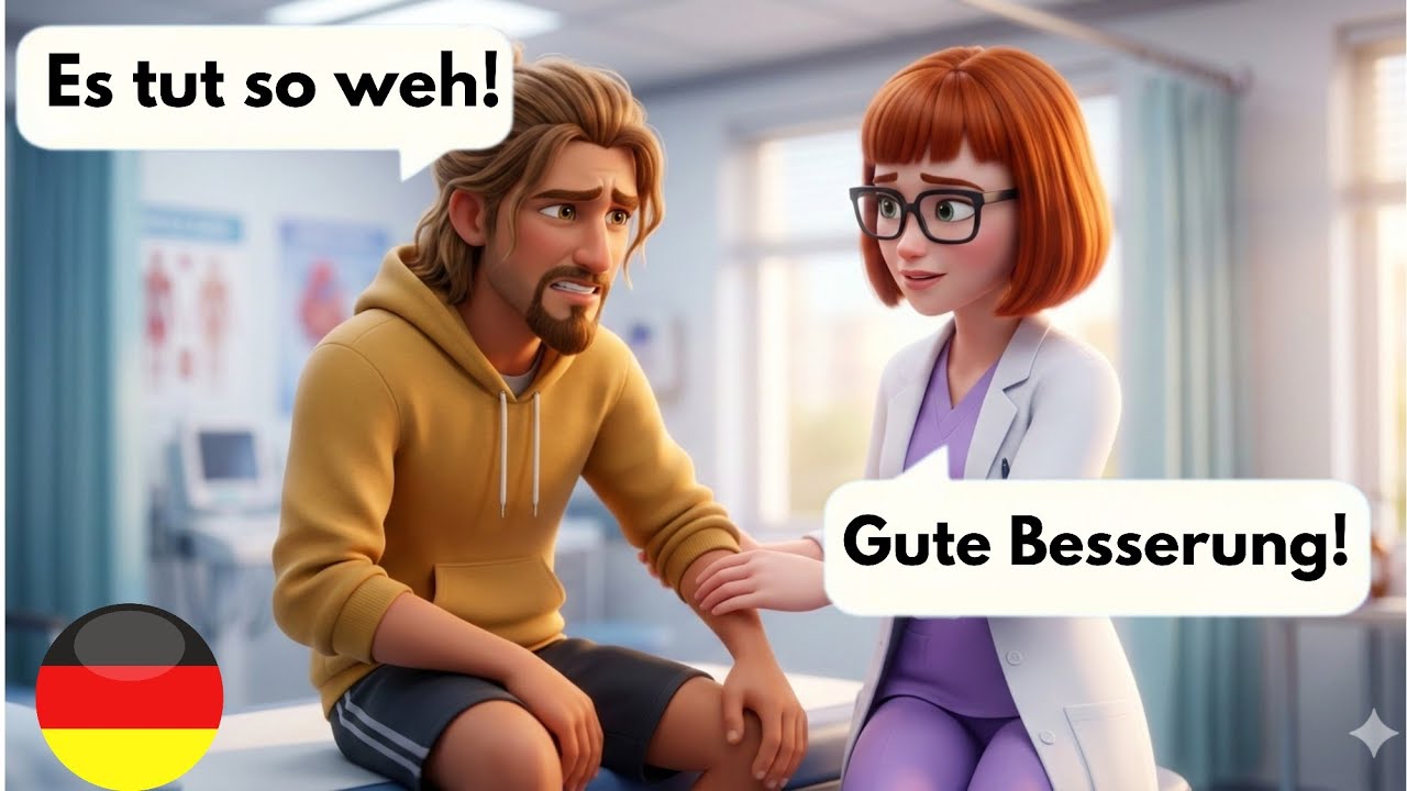 Learn German Language for beginners: 6 Easy Real-life German conversations (A1-A2 level)