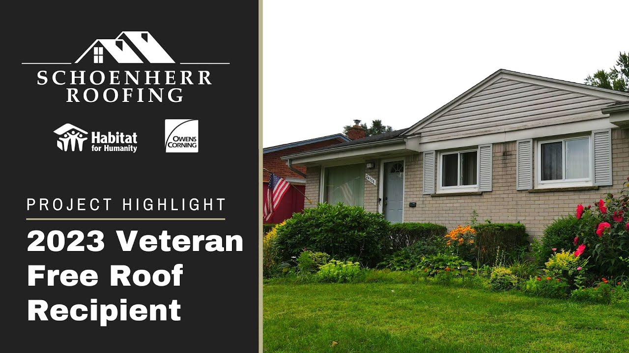 Project Highlight: Veteran's Roof Giveaway