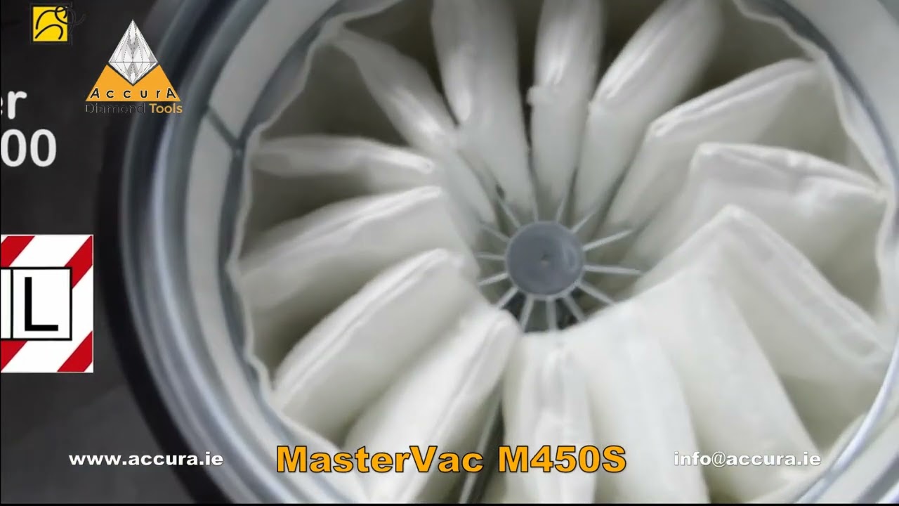Mastervac M450S Vacuum From Accura Diamond Tools Ltd