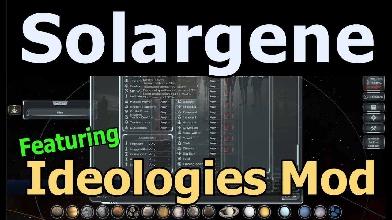 Steam workshop showcase Ideologies mod | Solargene
