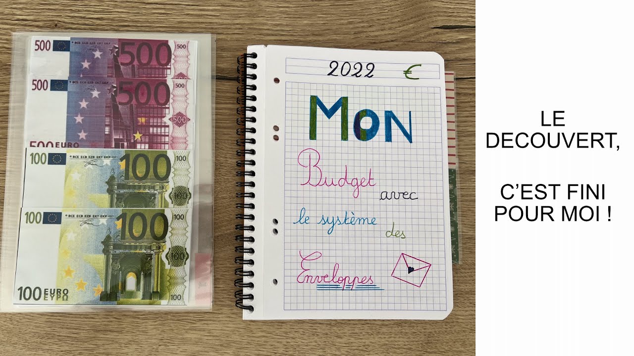 LA METHODE DES ENVELOPPES, JE M'Y SUIS MISE ! MON ADIEU AU DECOUVERT...