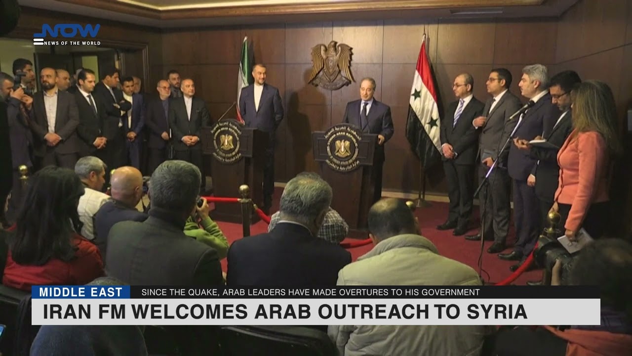 Iran FM welcomes Arab outreach to Syria after quake