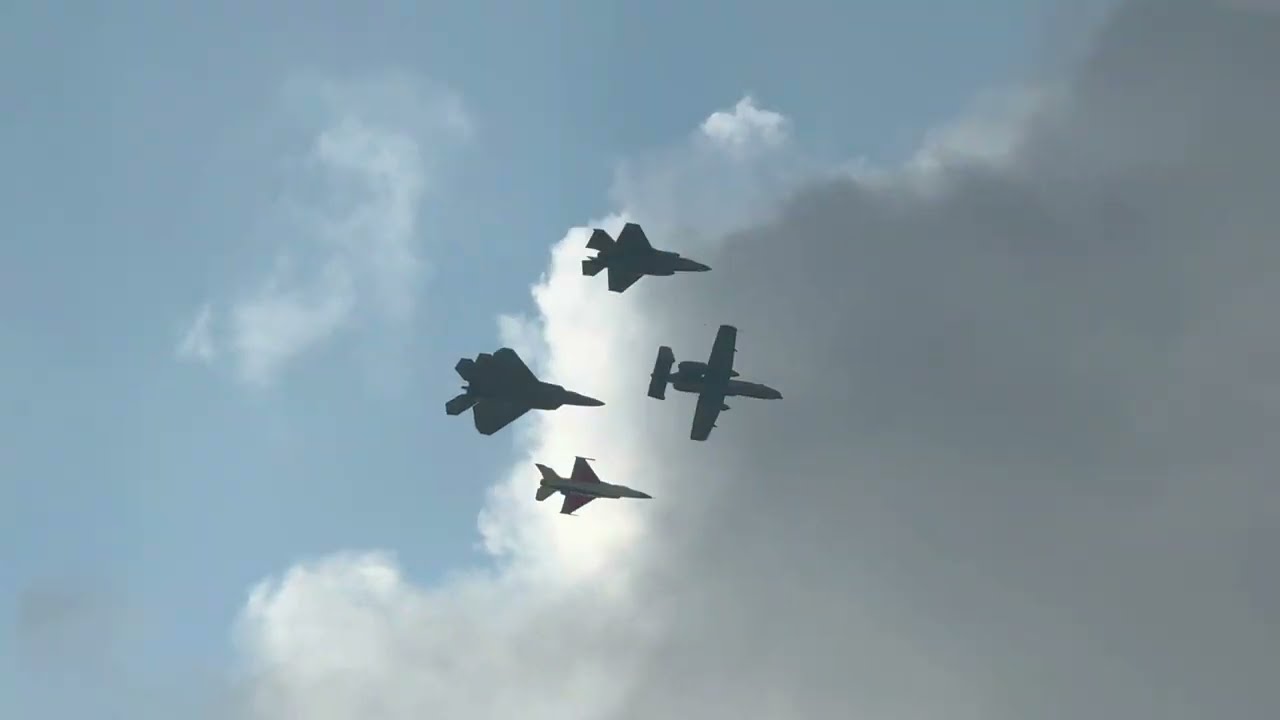 U.S. Air Force||A-10 Warthog||F-35 Lighting II||F-16 Viper||F-22 Raptor EAA AirVenture Oshkosh 2024