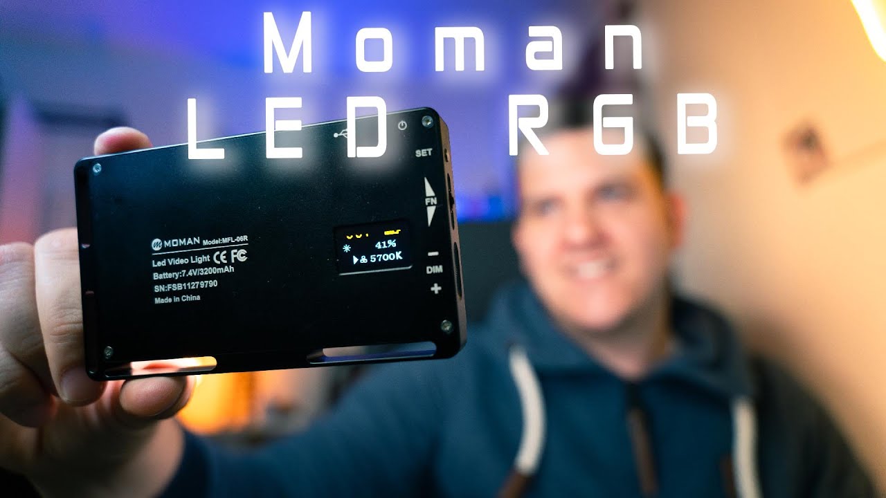 Moman LED Light Review kleines starkes LED Licht für filmer und fotografen