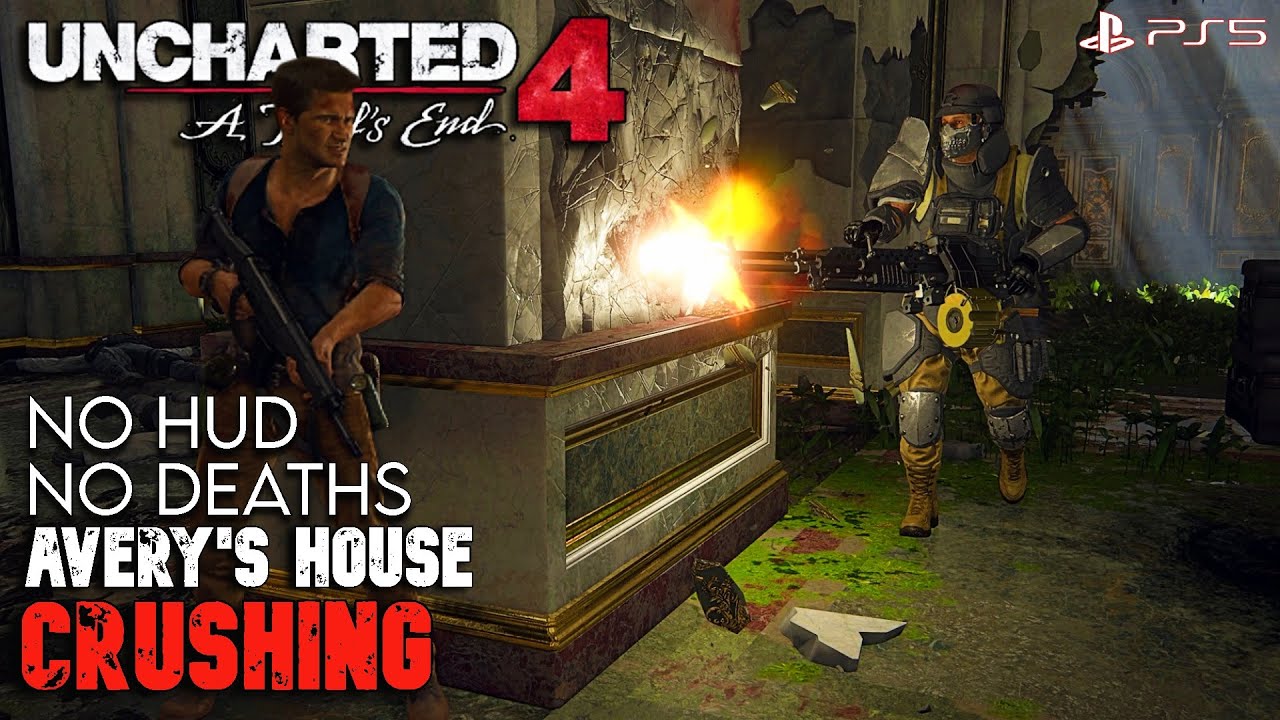 Uncharted 4: A Thief's End Avery's House NO HUD CRUSHING Legacy of Thieves Edition PS5 HD