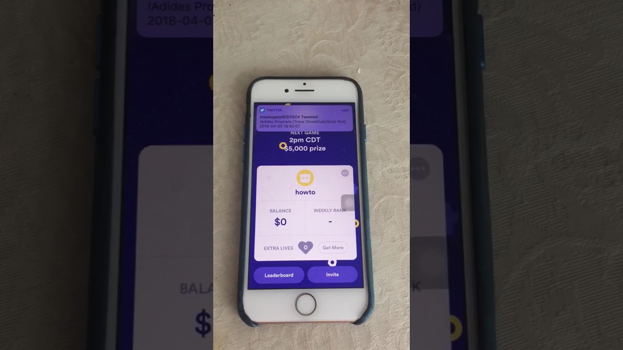 HQ Trivia Free Life Trick