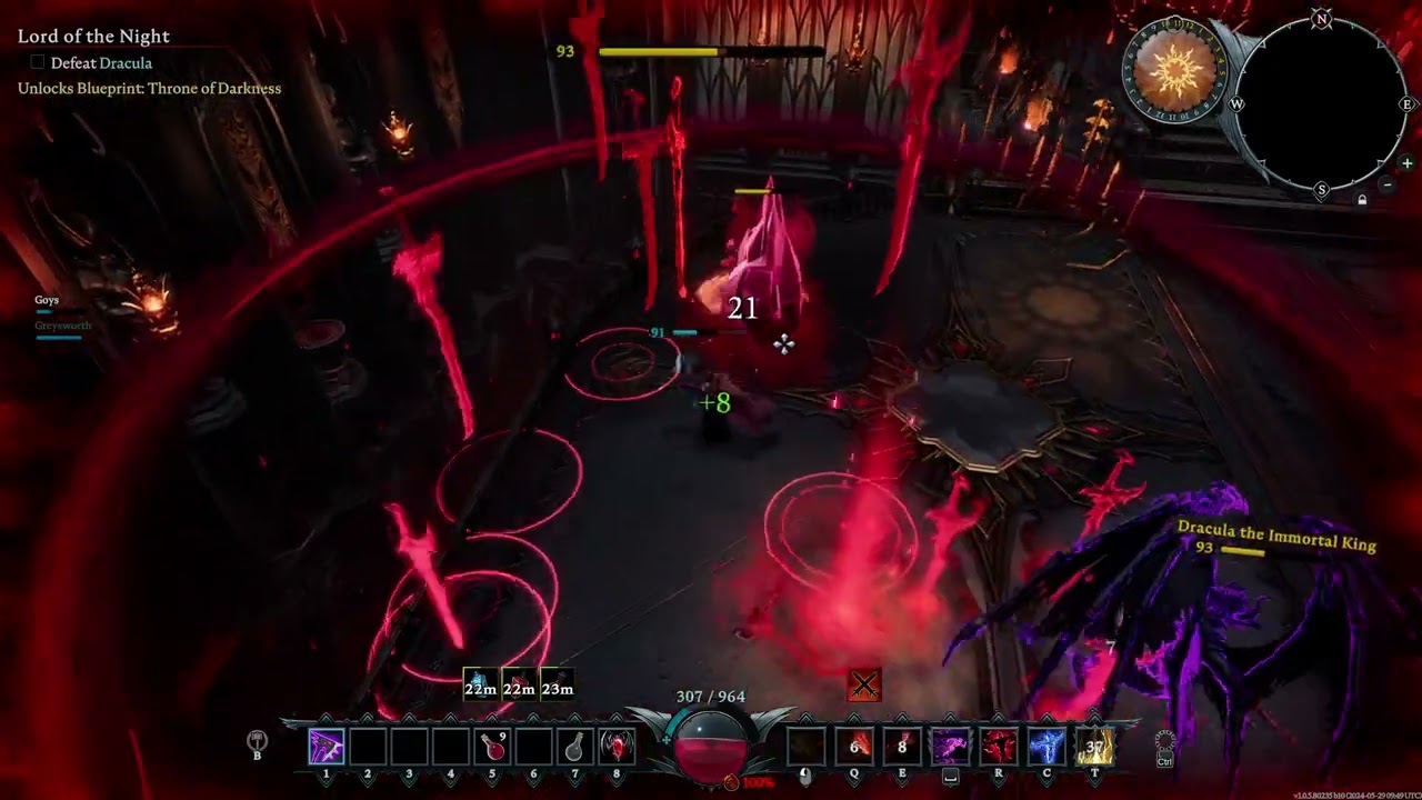VRising 1.0 - Dracula, The Immortal King [Brutal Mode] Solo Kill