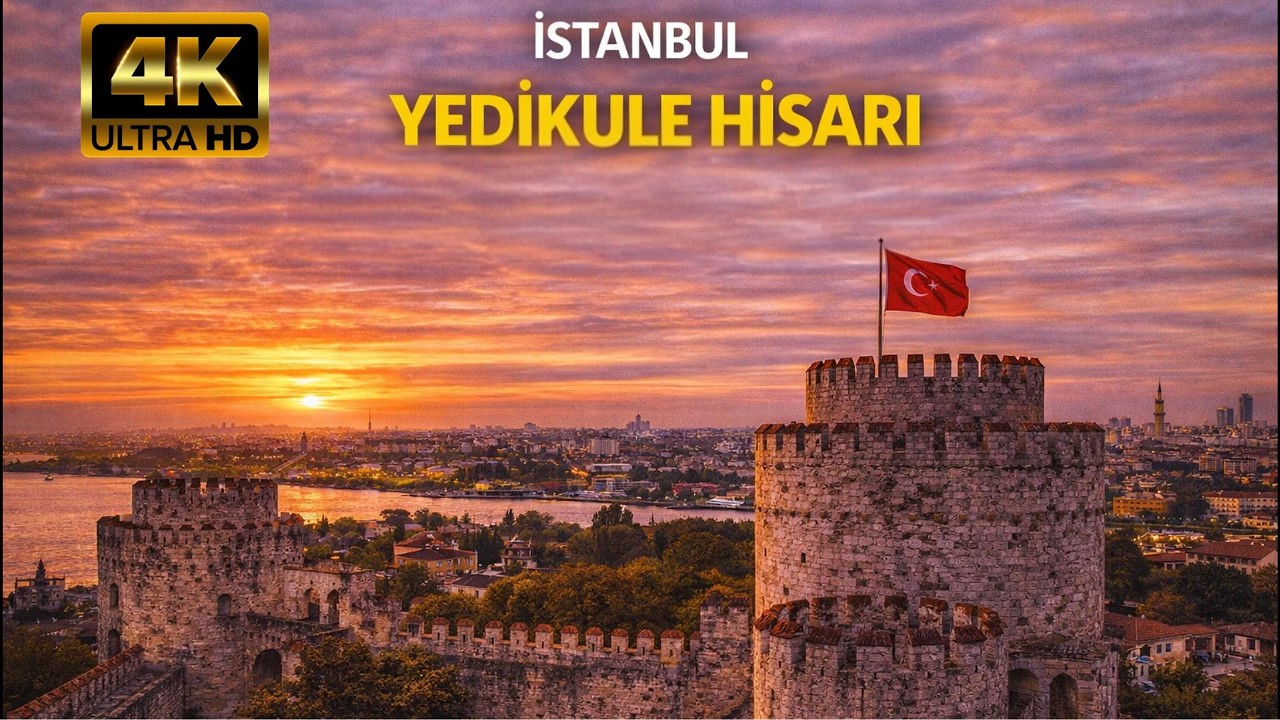 İstanbul Yedikule Hisarı 4K (Yedikule Fortress 4K) #keşfet