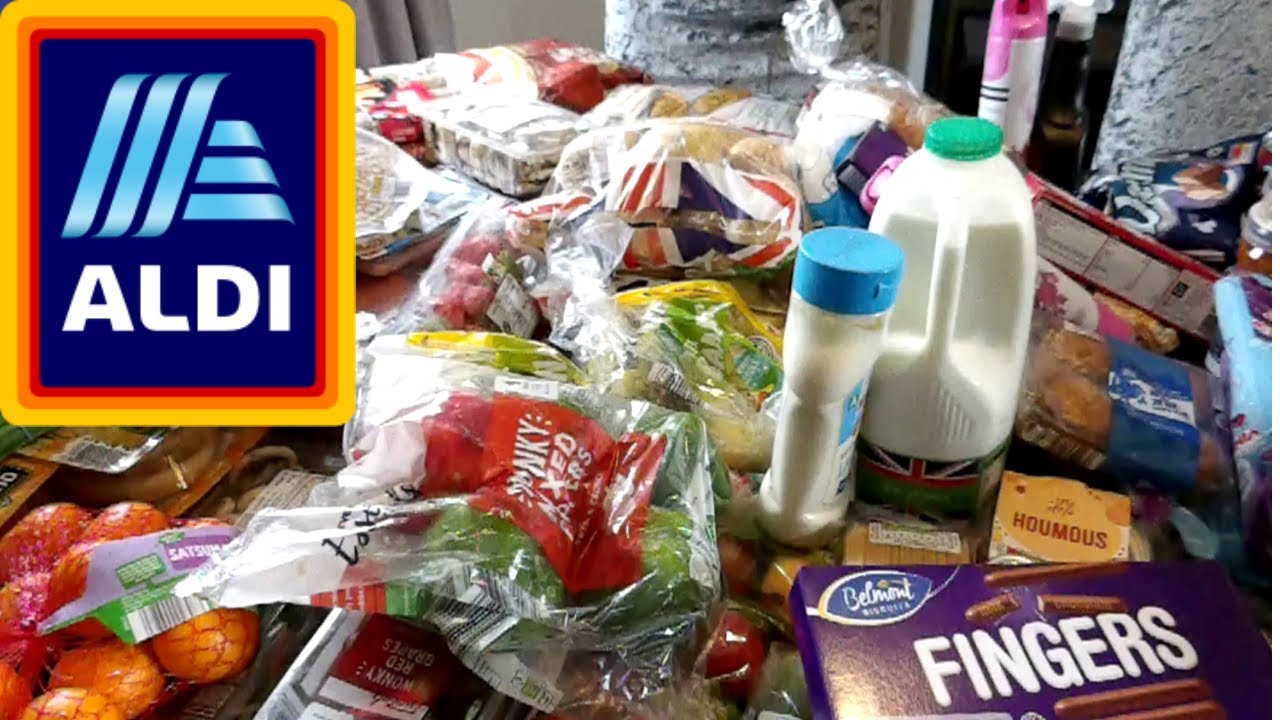 UK LARGE FAMILY ALDI GROCERY  HAUL // MEAL PLAN // FOR A FAMILY OF 10..
