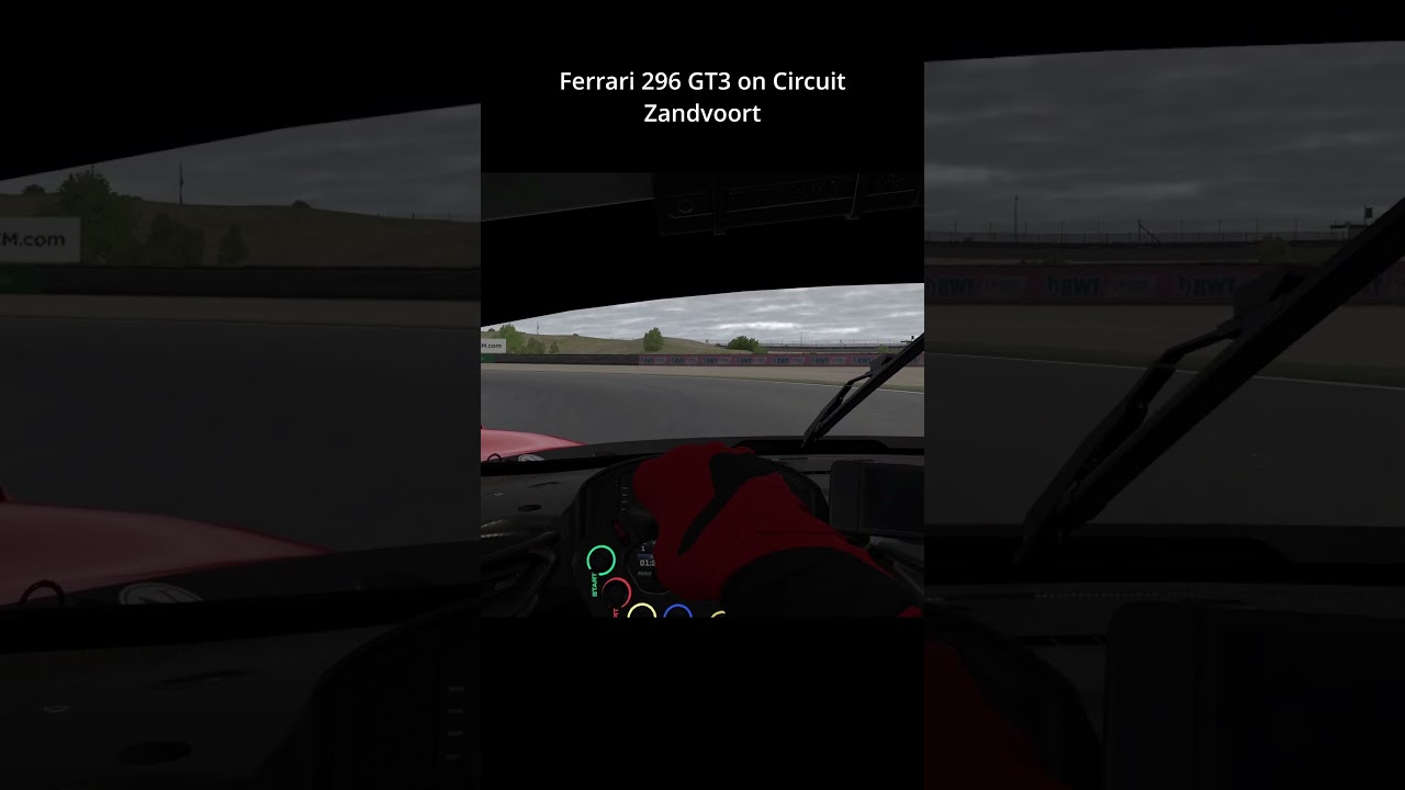 Ferrari 296 GT3 on Zandvoort #iracing #simracing #simxperience