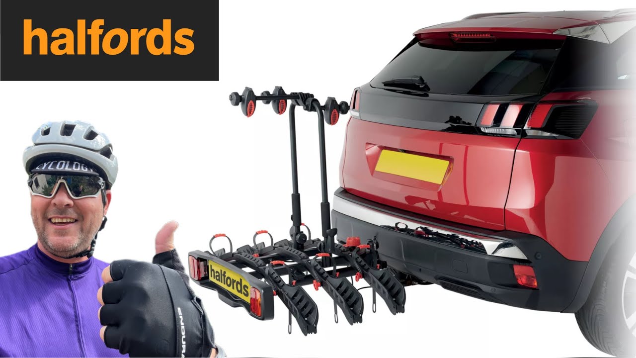 Halfords Advance 3 Bike Towbar Bike Rack - REVIEW & INSTALLATION all in one👌