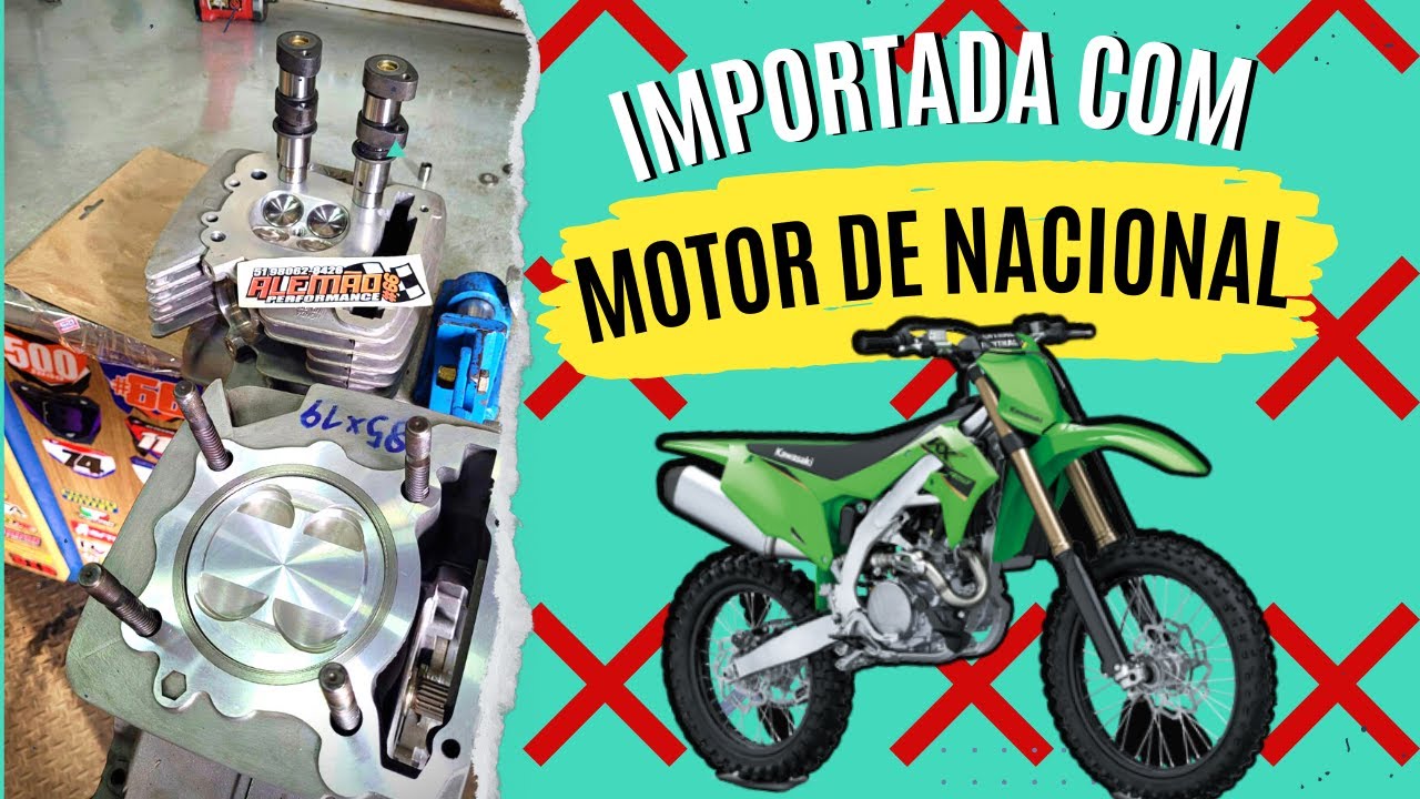 KAWASAKI COM MOTOR DE TORNADO/PREPARAÇÃO IMPORTADA COM MOTOR DE NACIONAL-PROJETOS ALEMÃO PERFORMANCE