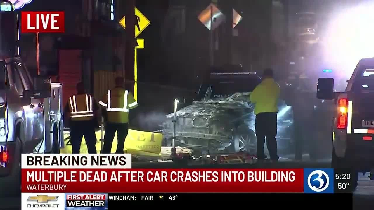 Multiple killed after car crashes into Waterbury corner store