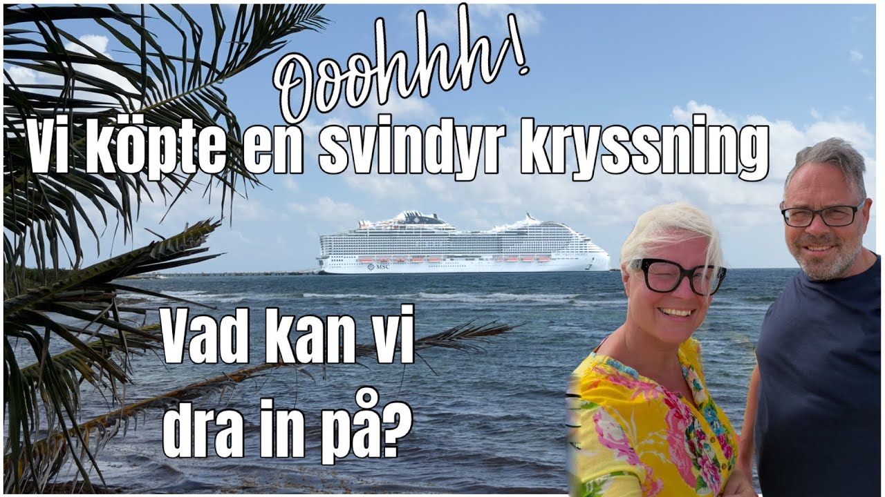 Vi köpte en svindyr kryssning! 😱 Vad kan vi dra in på?! 