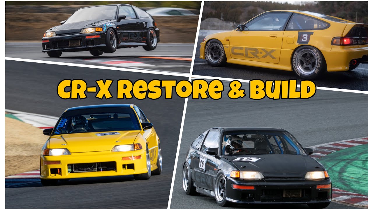 CR-X EF8 レストア 黄色号復活！ CRX restore & build B16A VTEC