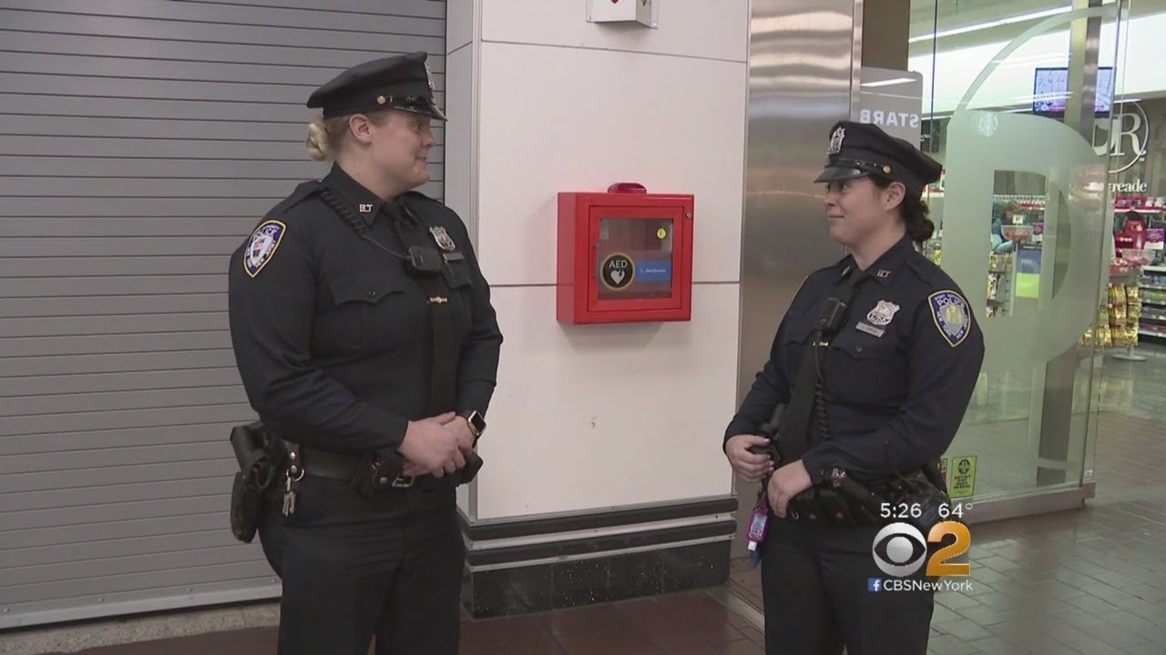 CBS2 Exclusive: Port Authority Cops Save Man's Life At Starbucks