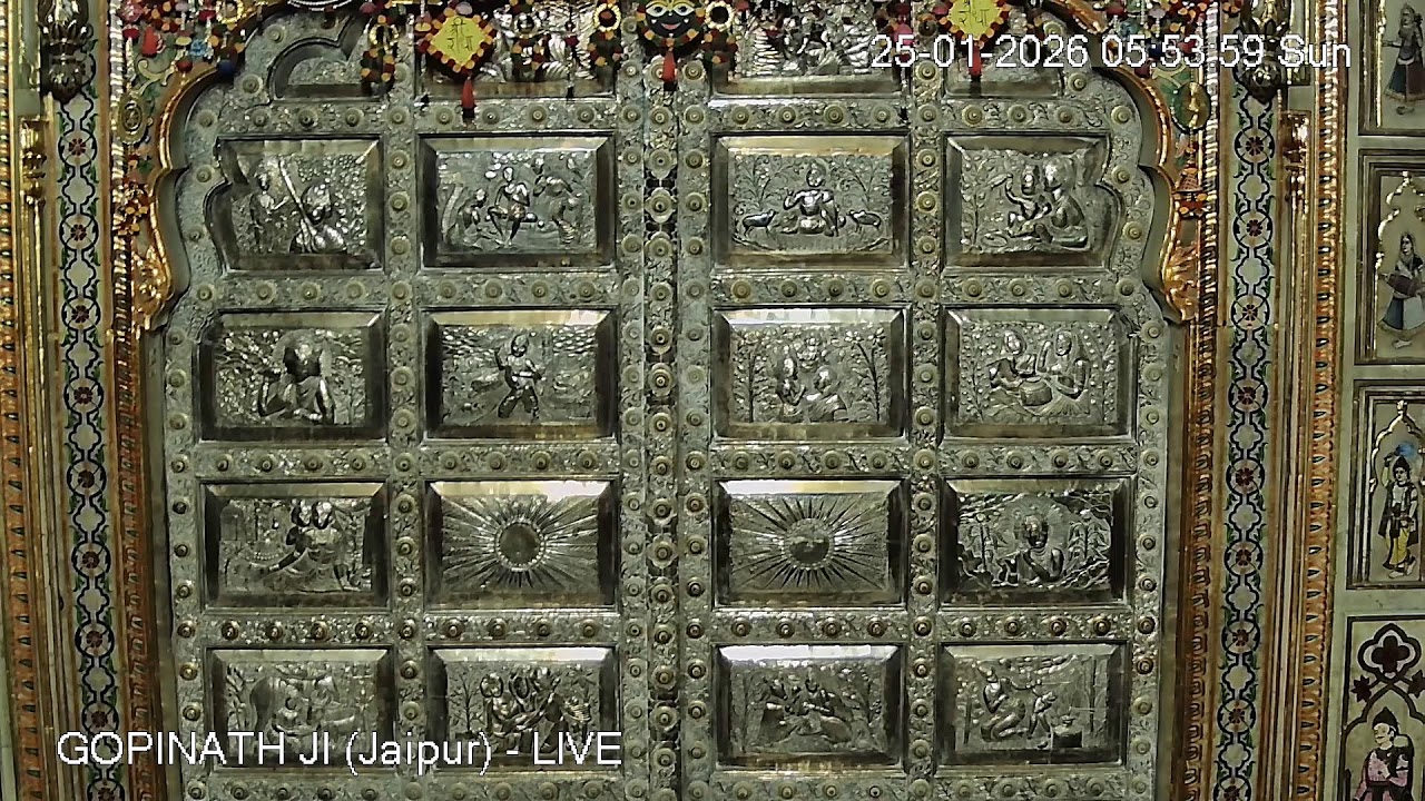 GOPINATH JI MANDIR (Jaipur) - LIVE DARSHAN (25th january 2026)