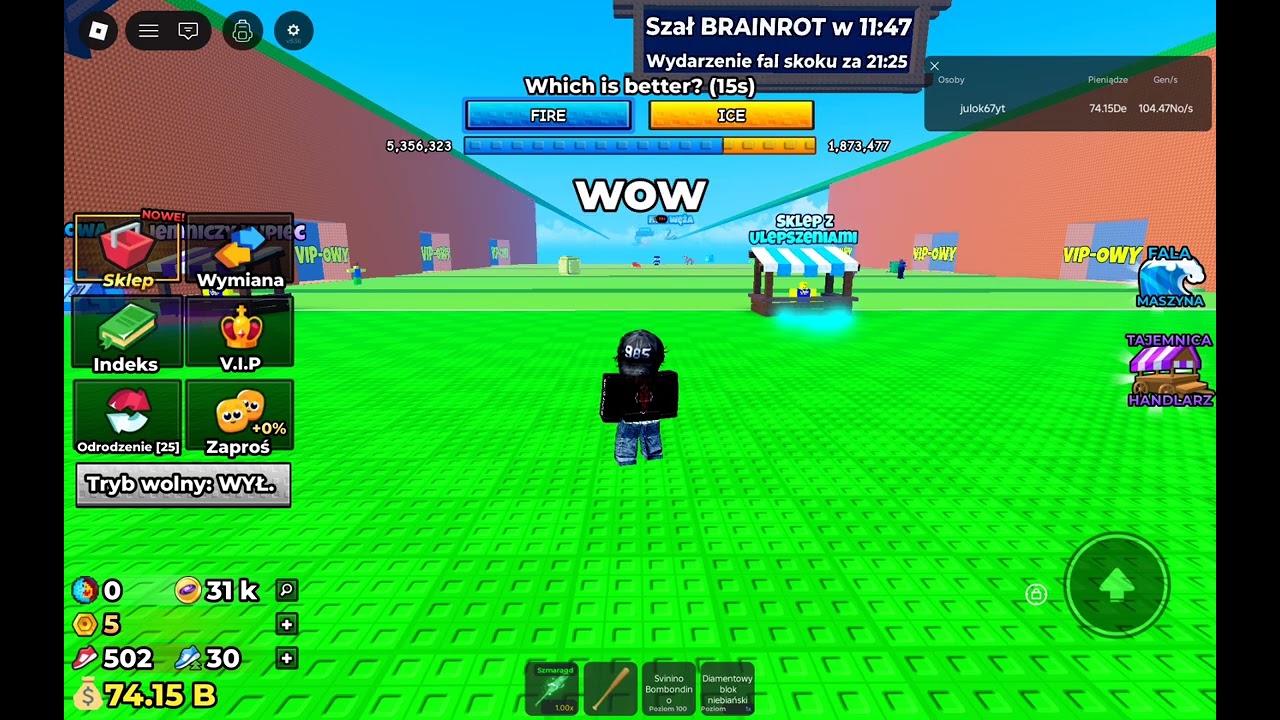 Event escape tsunami for brairots