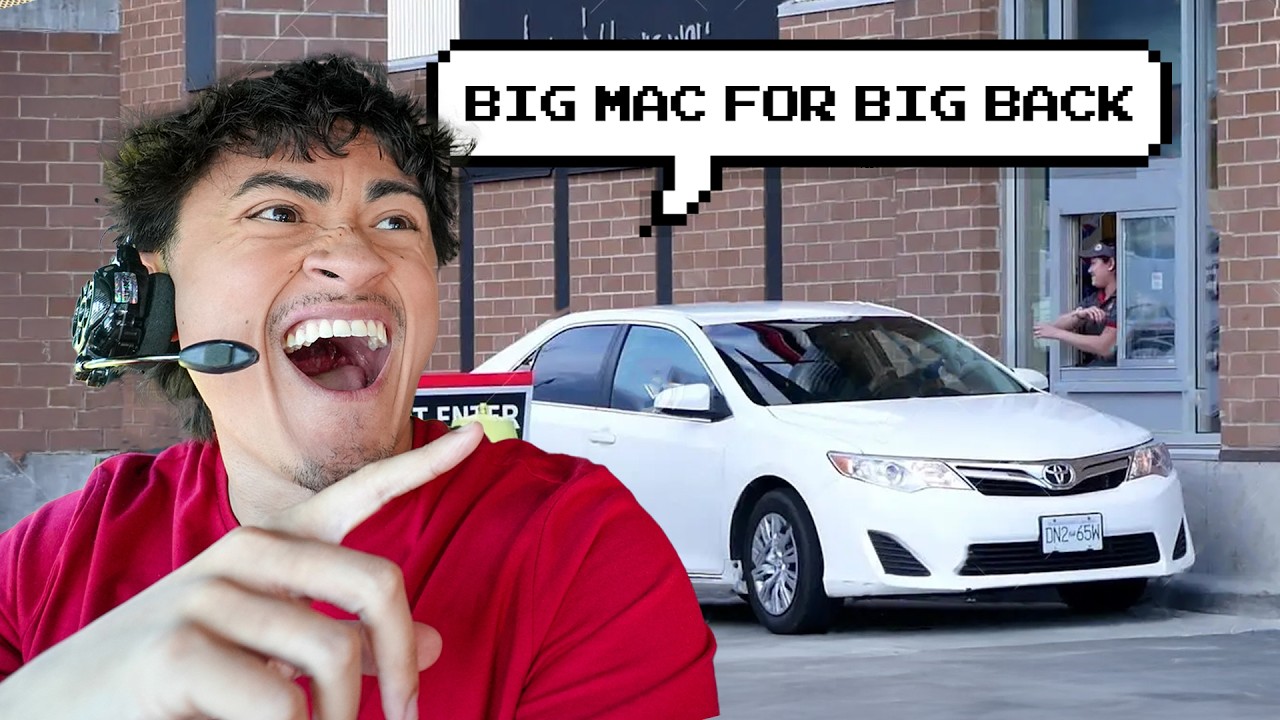 CONNECTING to DRIVE THRU Headset PRANK!