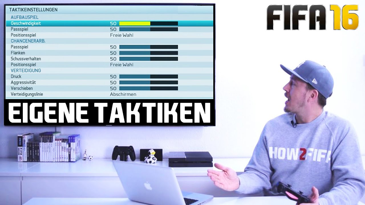 FIFA 16 Eigene Taktiken Tutorial | beste Einstellungen für individuelle Taktiken (auch für FIFA 17)