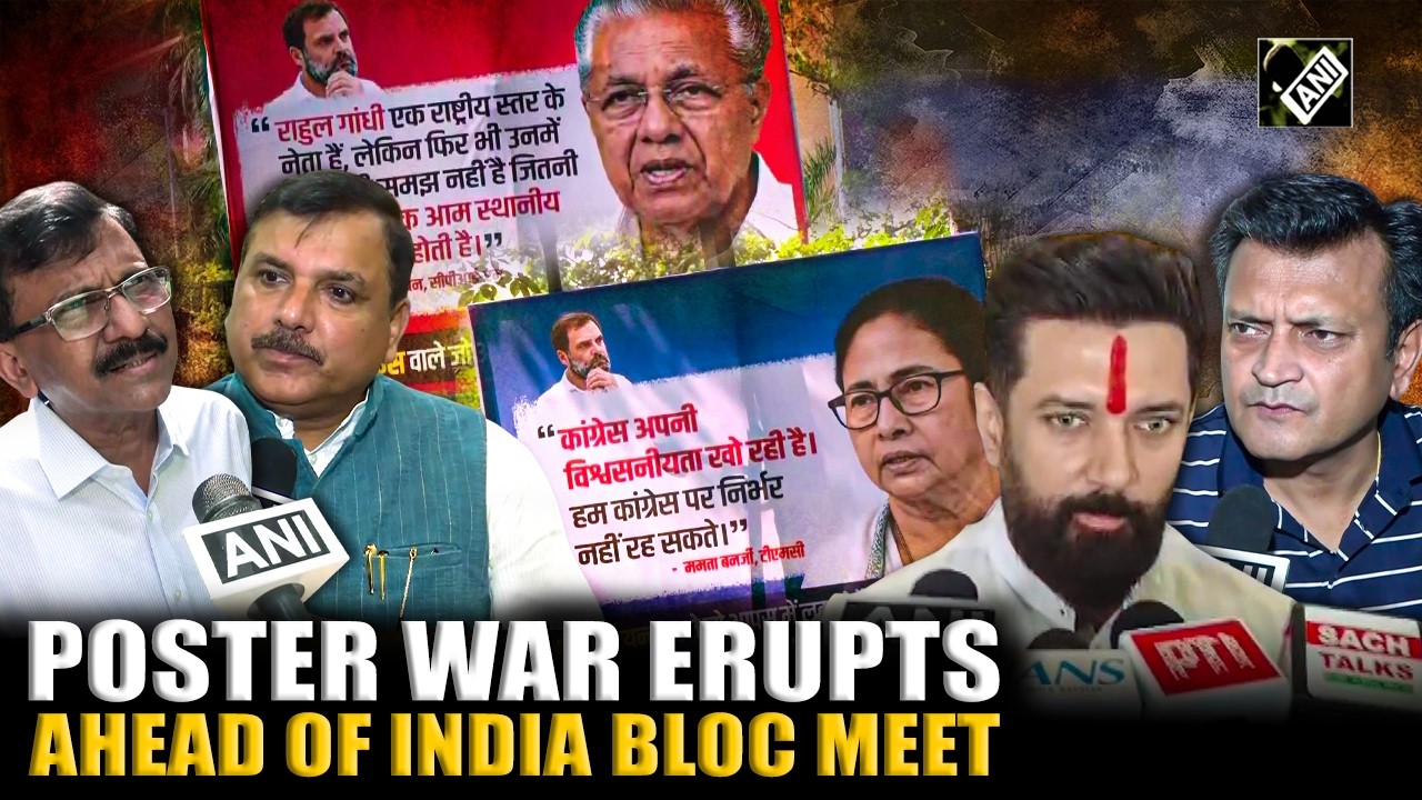 Poster War targeting Lok Sabha LoP Rahul Gandhi appear ahead of INDIA bloc meeting