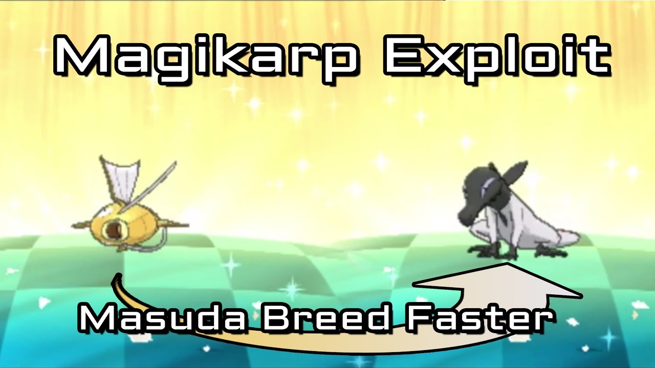 Faster Masuda Breeding With Magikarp