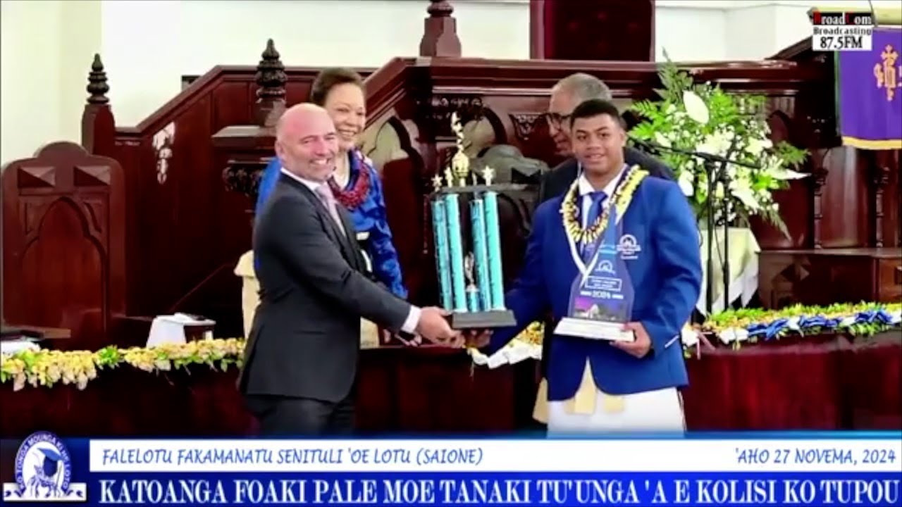Tupou College Toloa Prize Giving 💙 Katoanga Foaki Pale & Tanaki Tu'unga 'ae Kolisi ko Tupou