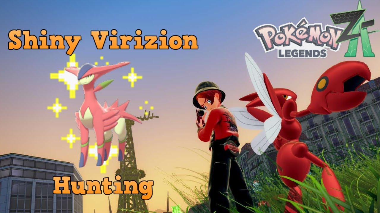 Legends ZA - Shiny Virizion Hunting (3rd Time's The Charm)