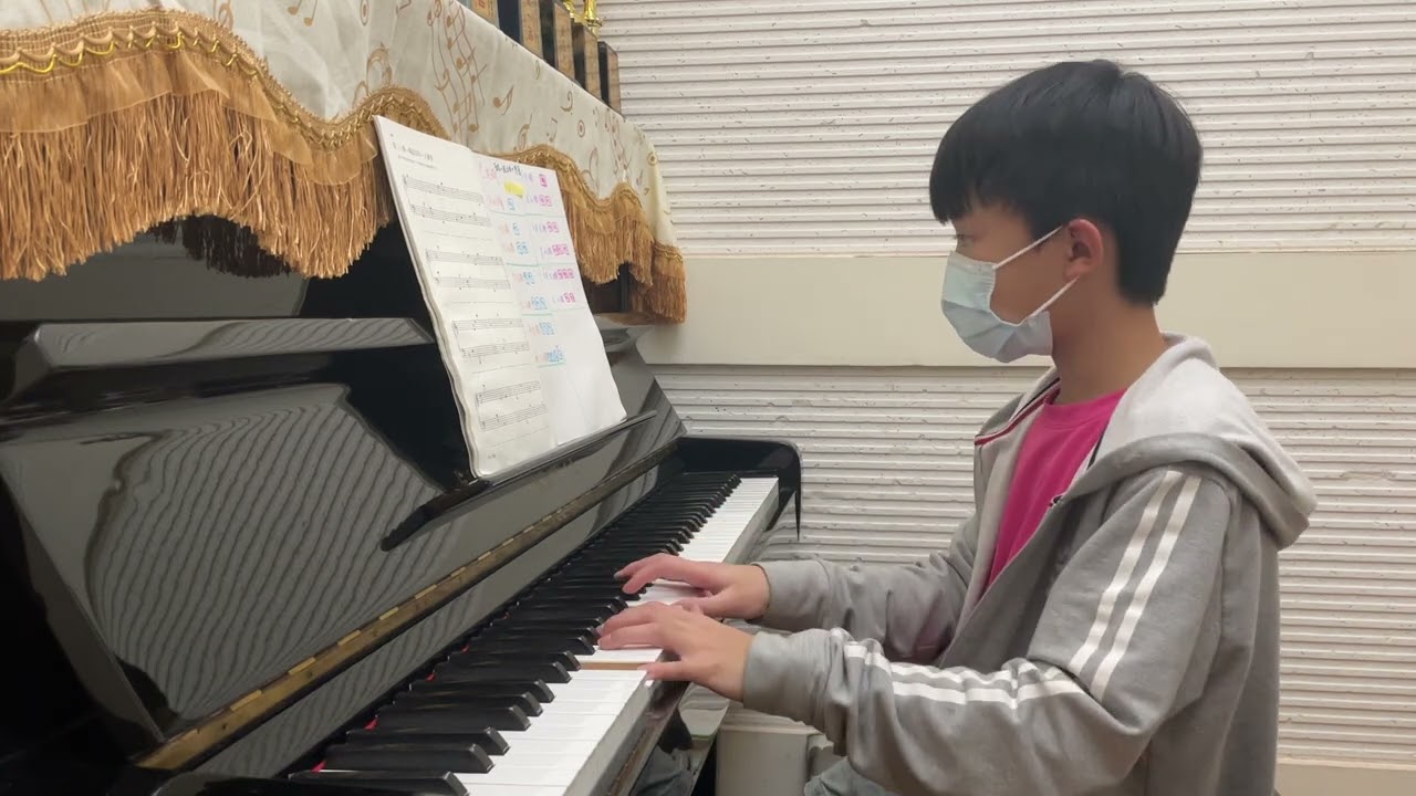 2026/3/12，劉珈宏(12y)-豐原國小6年級(練習篇38)，3個升音階、終止式、琶音