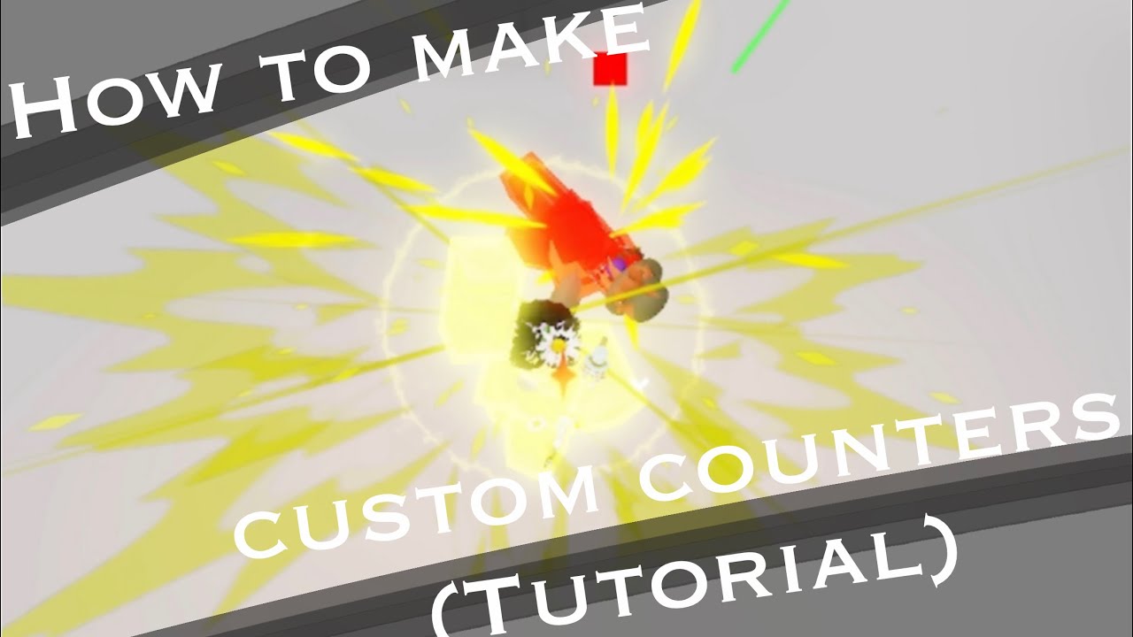 How to make CUSTOM COUNTERS - JJS (Tutorial)
