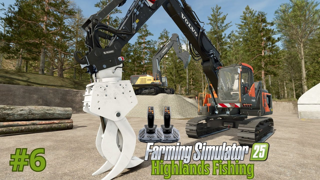 Clearing the FOREST for Expansion! Preparing the Site for Excavation | FS25 Highlands DLC