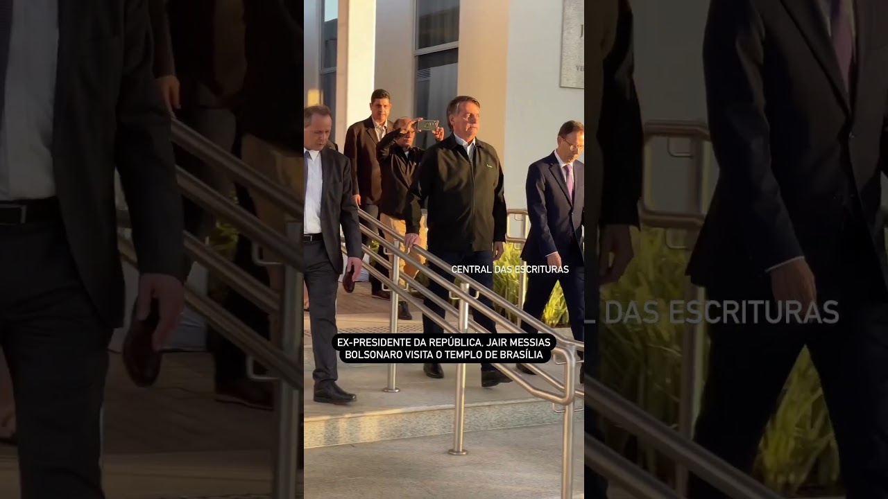 Visita do presidente Bolsonaro ao Templo de Bras&iacute;lia
