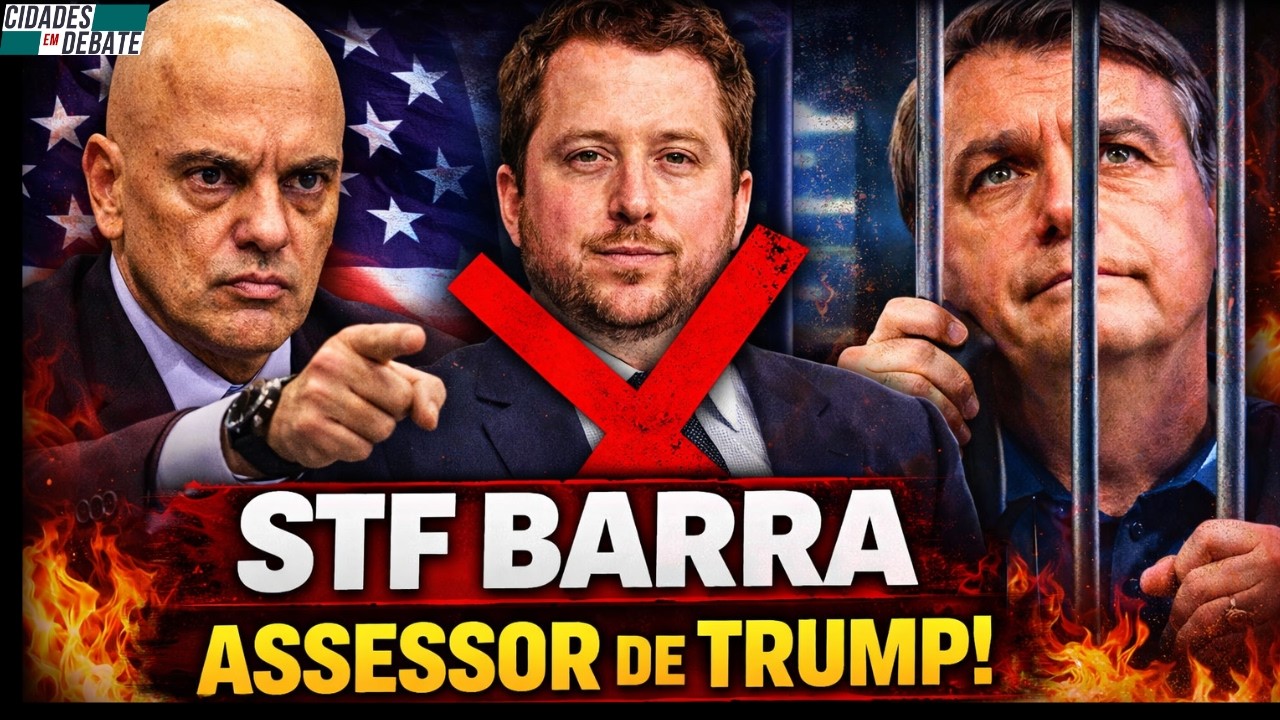 QUINTA PAUTA  ¨BOMBA¨ Moraes barra assessor de Trump que iria ver Bolsonaro