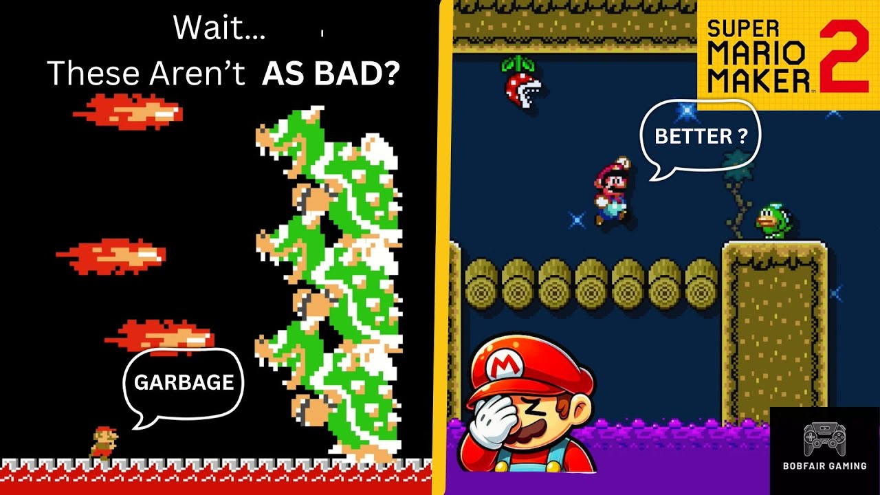 Title: Mario Maker 2’s Newest Levels Are Getting… Slightly Less Awful?