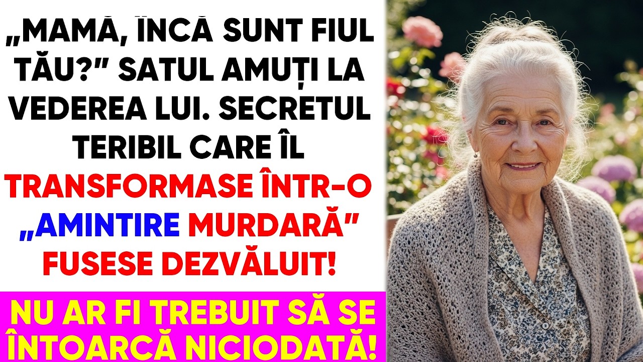 Întoarcerea condamnatului: „Mamă, sunt acasă?”