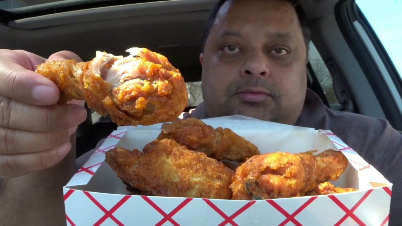 Eating Fried Chicken *ASMR No Talking* Eating Sounds
