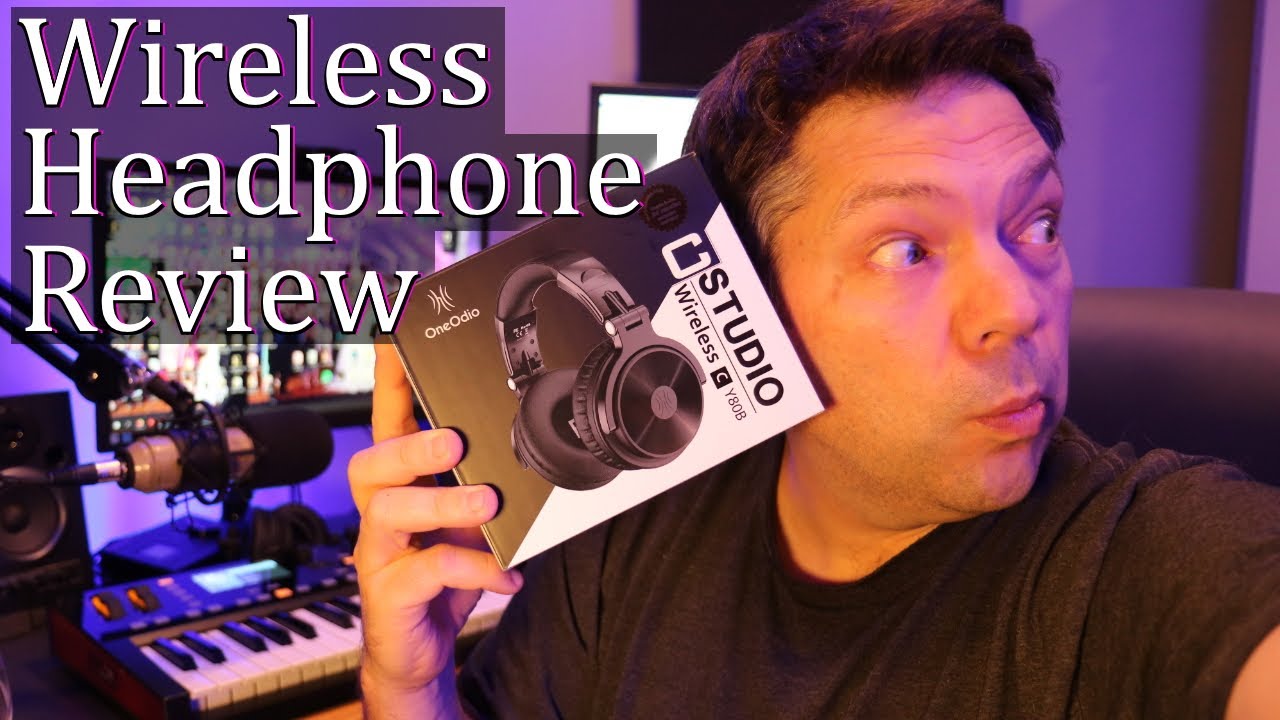 OneOdio Headphone Review - Wireless Headphones Pro-C Studio Y80B.  Affordable Headphones!