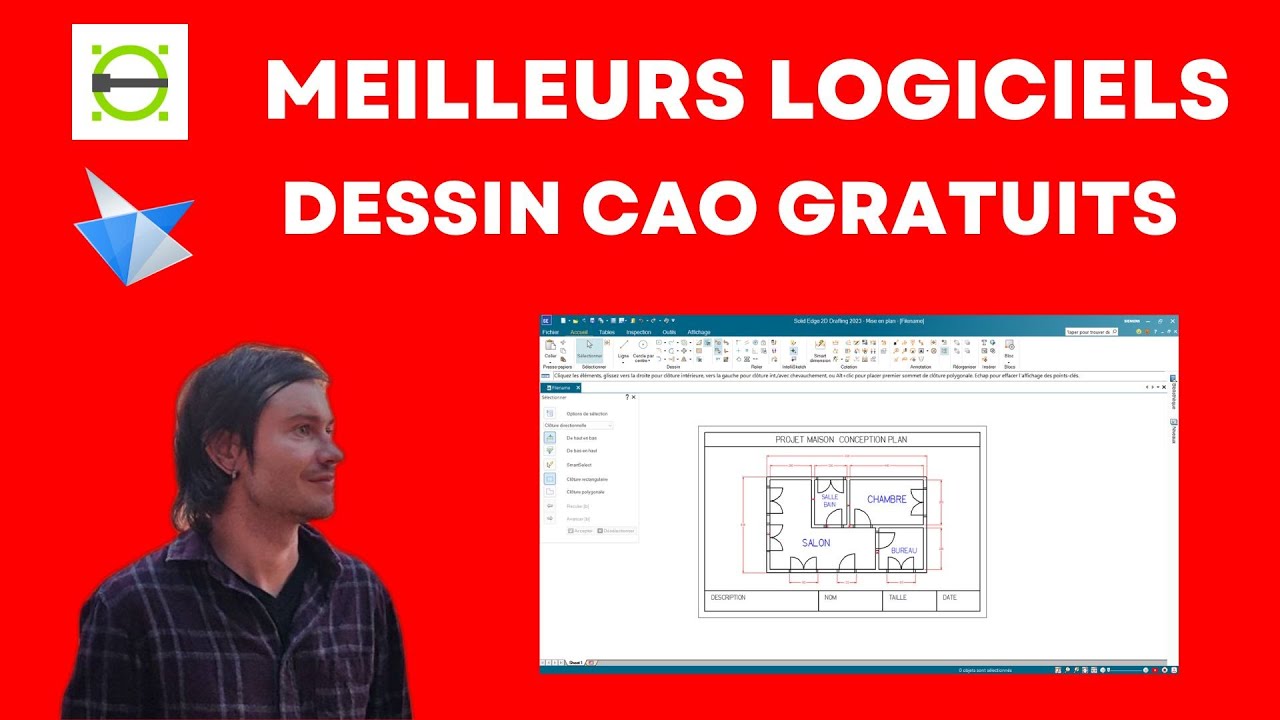 Meilleurs logiciels gratuits CAO dessin