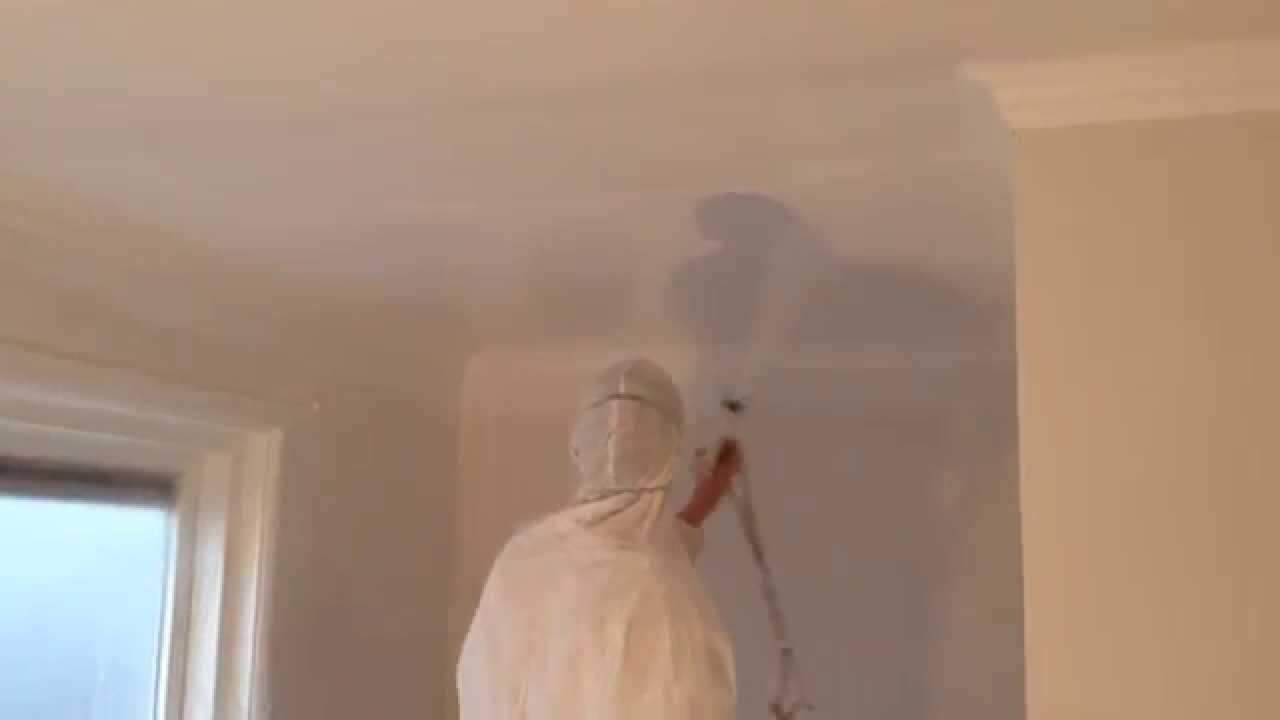Airless spuiten ( Latex ) In NO TIME een PLAFOND strak gespoten !