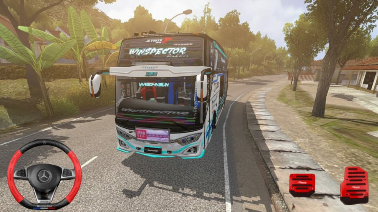JetBus 3+ SHD Hino RK8 🌅 Relaxing Morning Drive BUSSID 