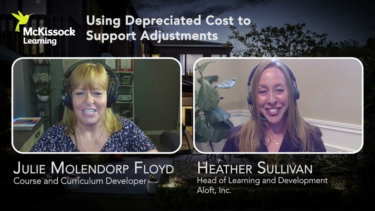 Using Depreciated Cost to Support Adjustments | Beyond the Numbers with McKissock