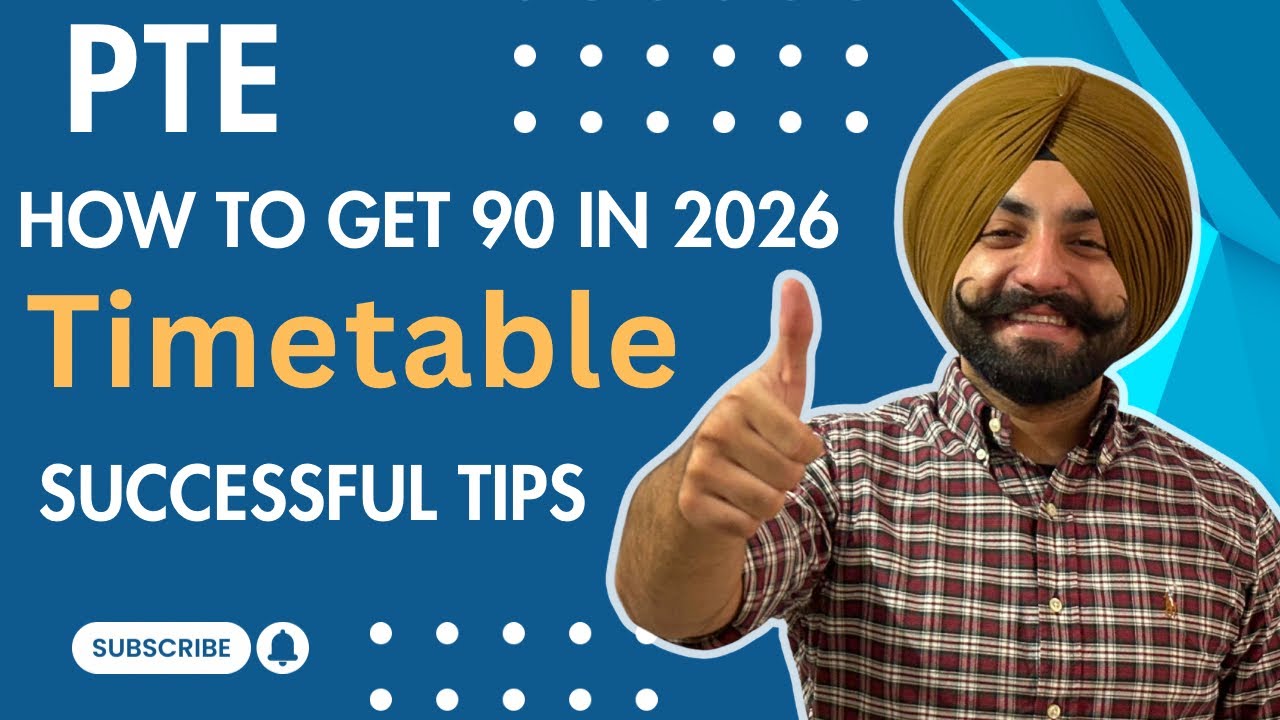PTE timetable how to get 90 Scores in 2026 ( Gurwinder PTE )