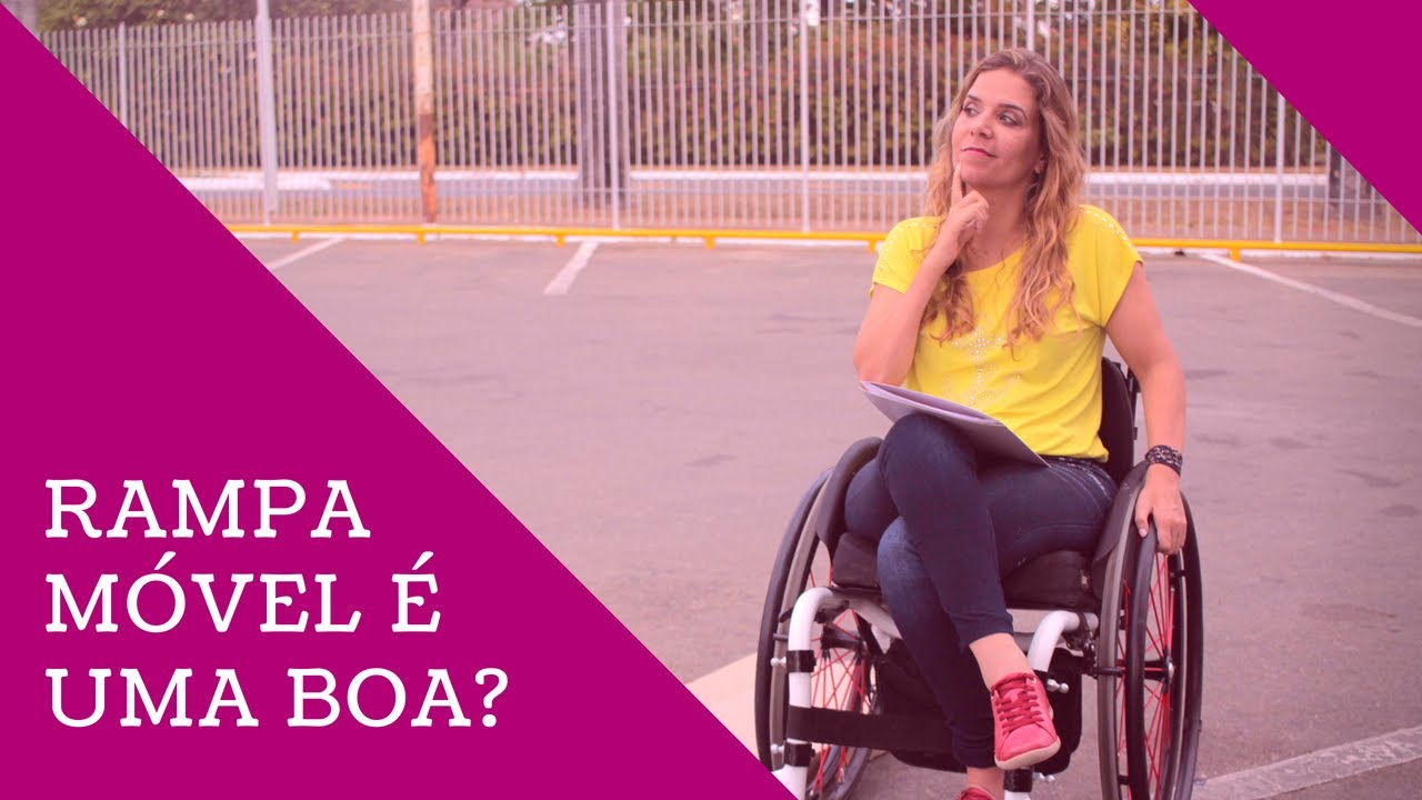 Rampa móvel para cadeirantes funciona?!