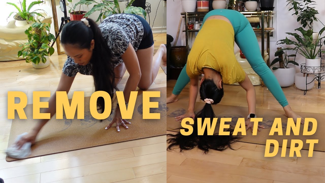 How I Deep Clean my Cork Yoga Mat + Keep it Smelling Clean and Fresh