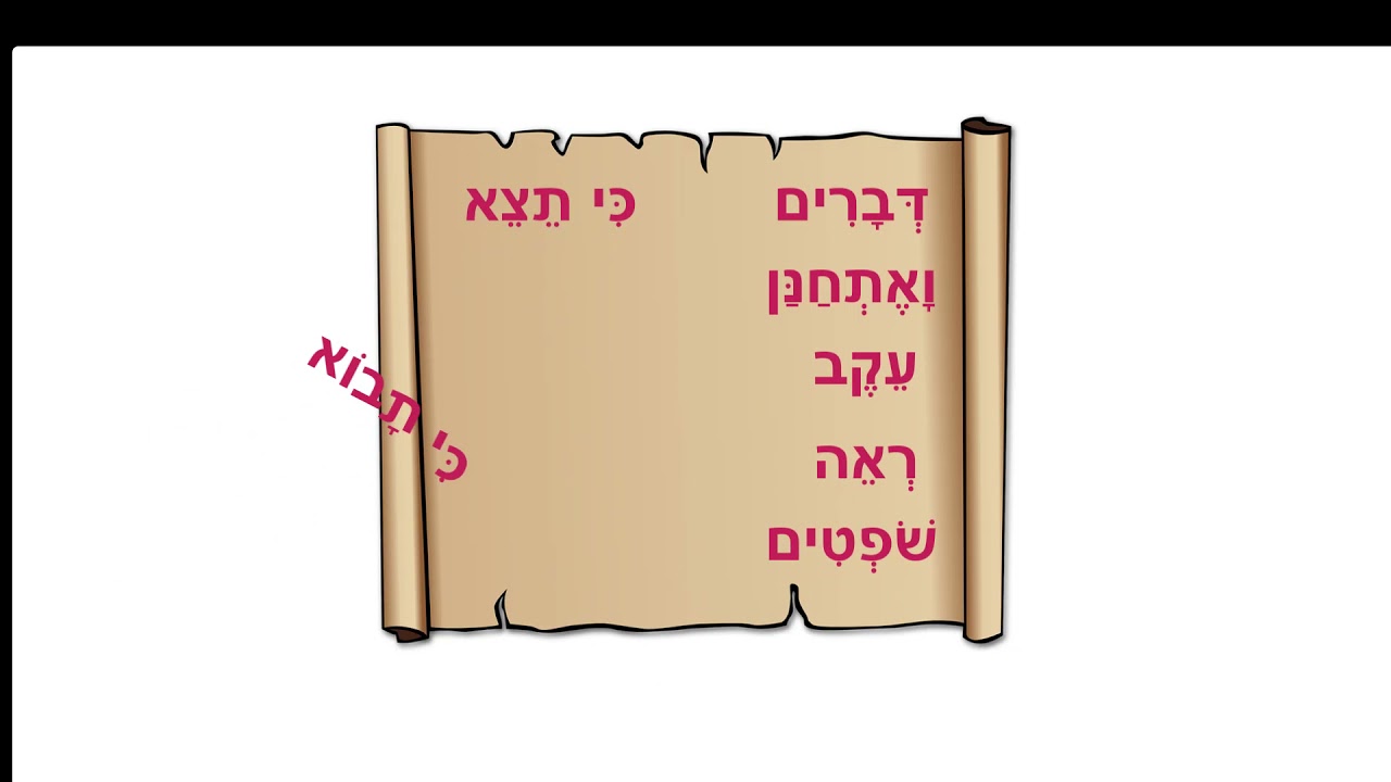 שיר הפרשות - חומש דברים