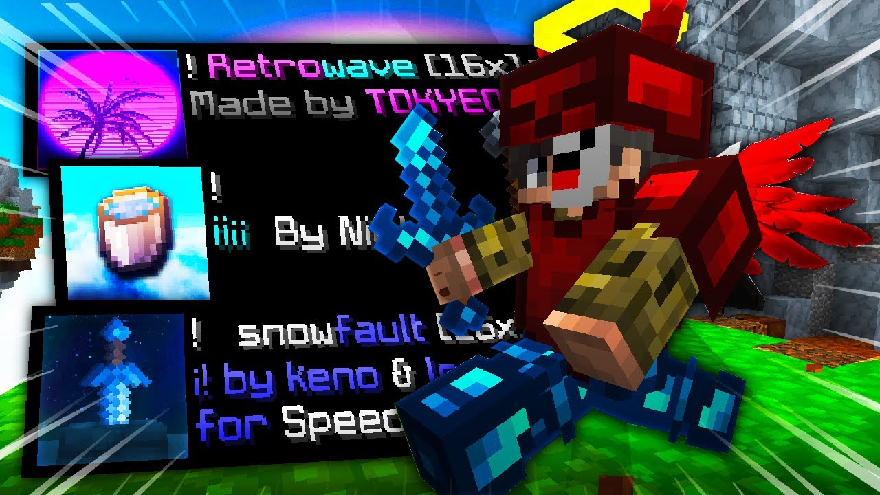 Top 5 Best Minecraft PvP Texture Packs 2020 Hypixel Bedwars